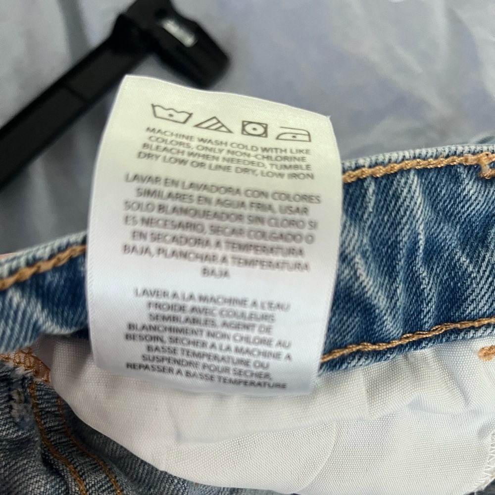 Wrangler Raw Hem Denim Mini Skirt - Picture 6 of 6